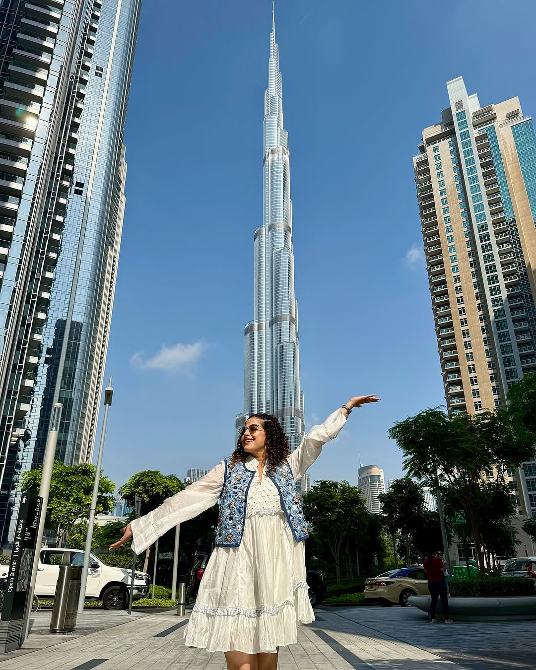 Kamiya Jani in Our Blue Waist Coat