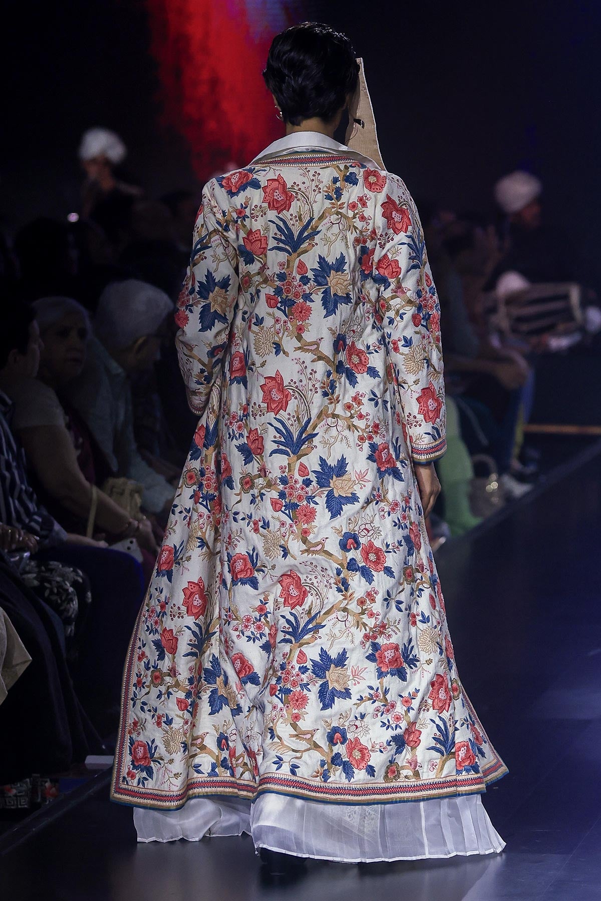 White embroidered jacket