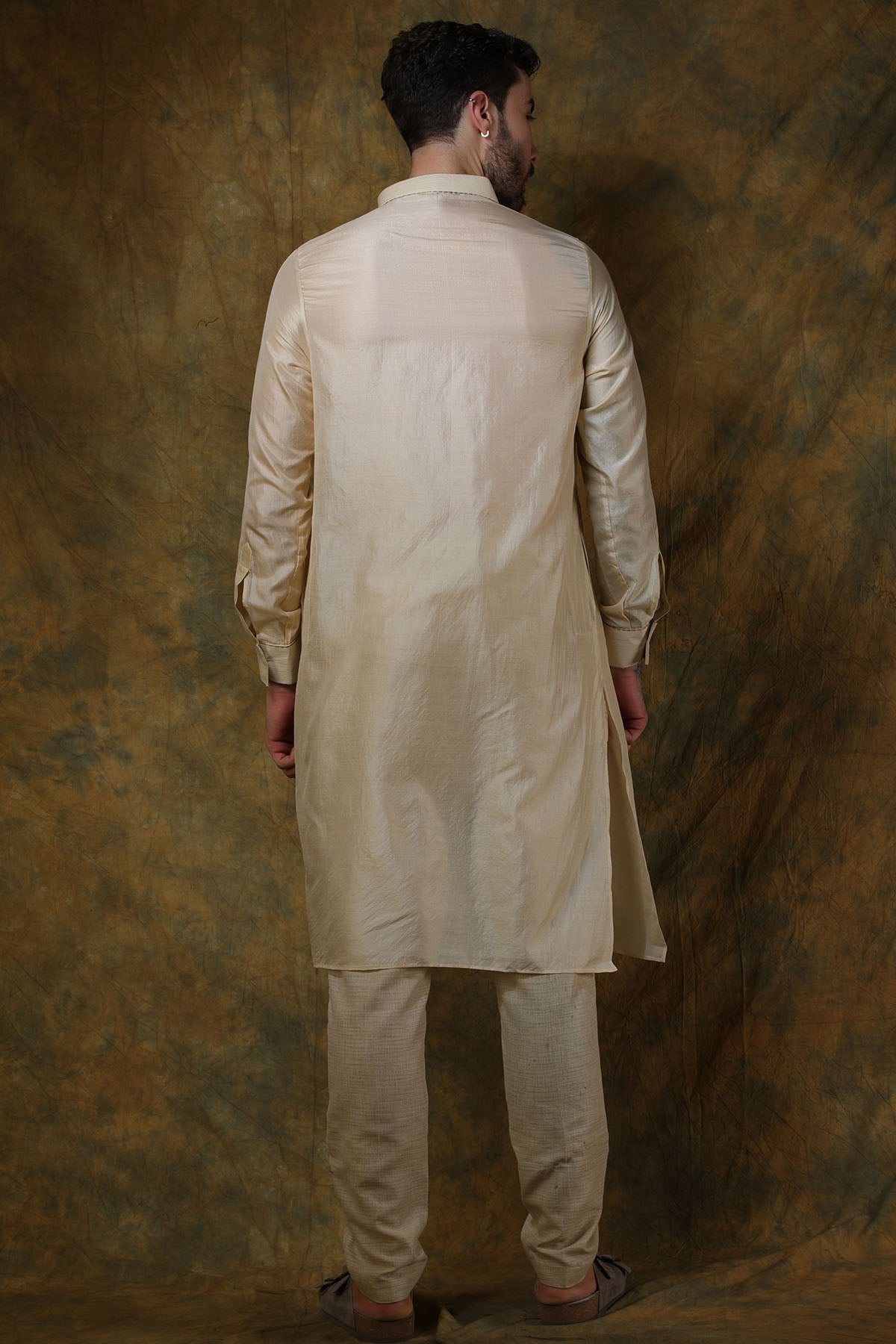 Almond Silk Kurta