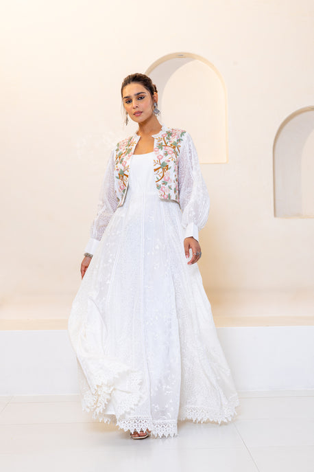 White Crop Jacket Cropped Jacket White Summer Jacket Womens