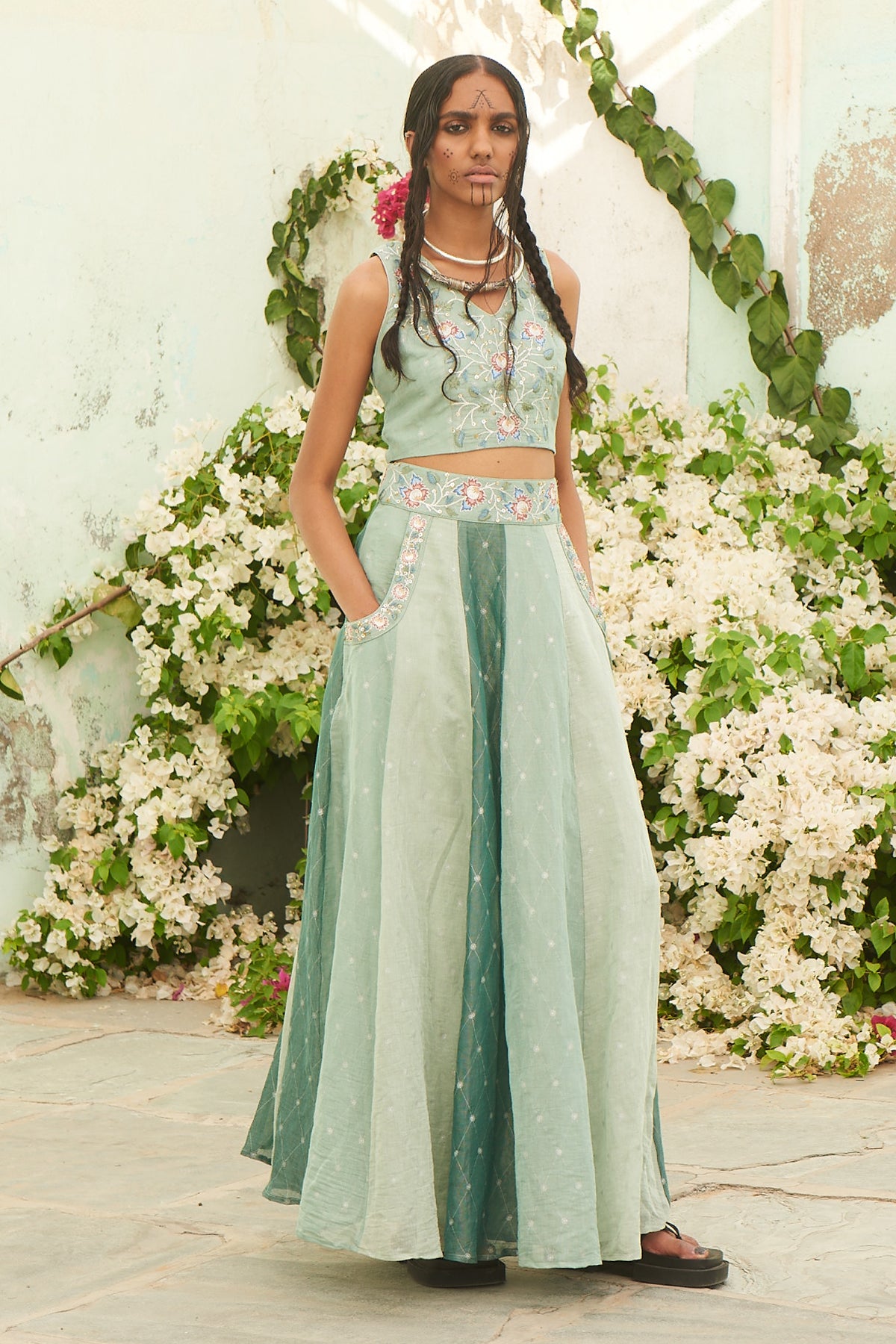 green crop top dress Tara Crop Top ~ Emerald Sequins – Show Me Your Mumu