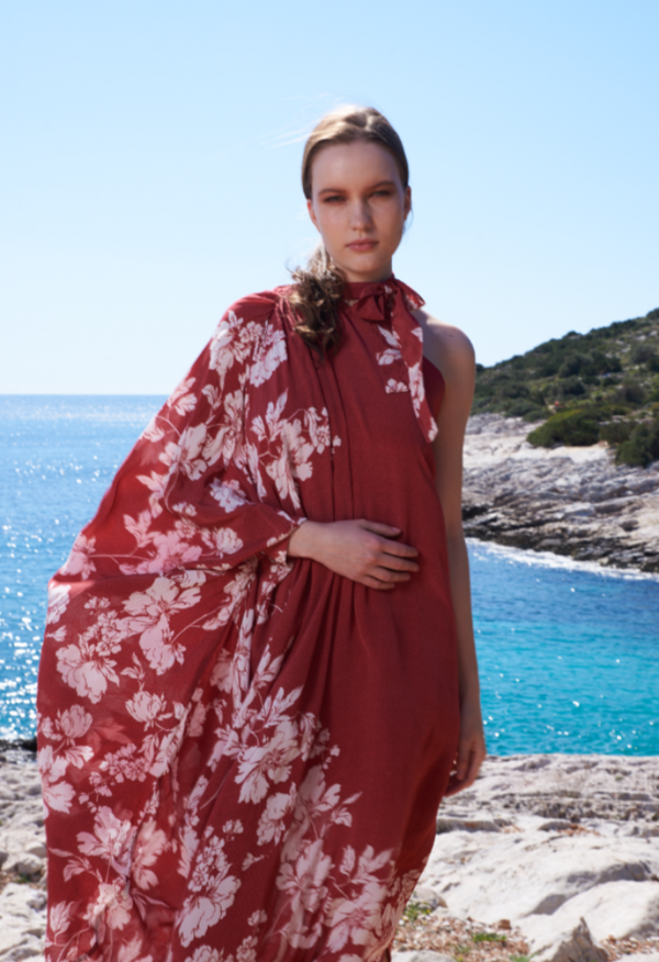 Off shoulder kaftan sales dress