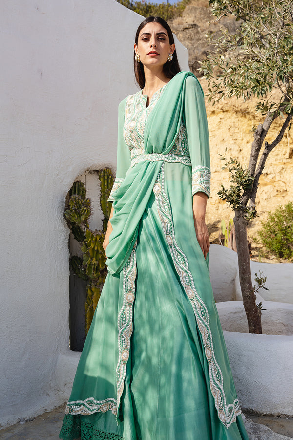 Mint Green Kurta Set