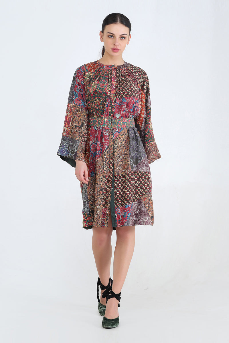 Splicing Reversible Tunic Dress
