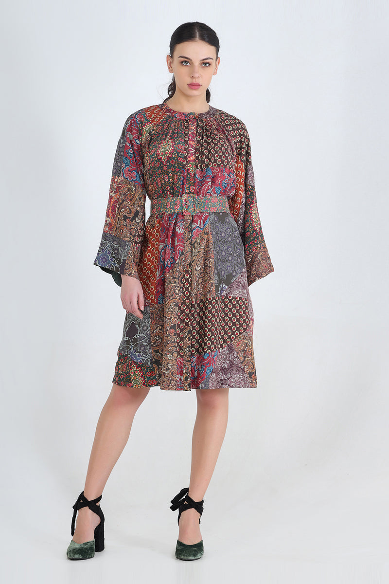 Splicing Reversible Tunic Dress