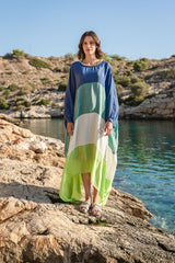 COLOUR BLOCKED KAFTAN