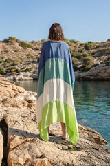 COLOUR BLOCKED KAFTAN